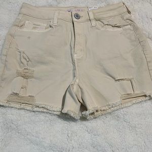 NWT So Girls High Rise Midi Shorts - Size 9